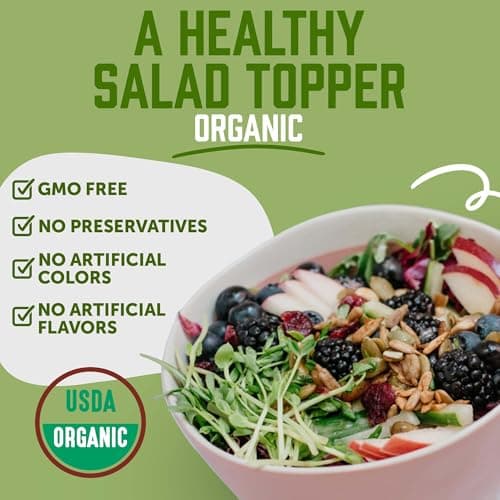 naturSource Organic Salad Topper - Salad Toppings, Salad Mix, Salad Toppers Seeds and Cranberries (32 Ounce (Pack of 1))