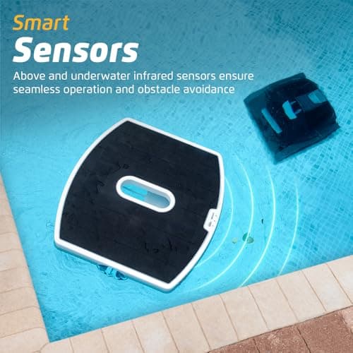 Dolphin Liberty 200 and Skimmi Cordless Robotic Pool Cleaning up to 33 FT - Wall Climbing Scrubber