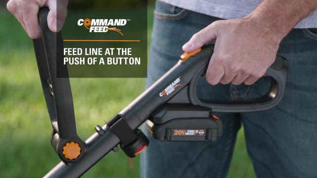 Worx String Trimmer/Edger/Lawn Mower 3-in-1 Grass Trimmer GT Revolution 20V 12" (2 Batteries & Charger Included) WG170