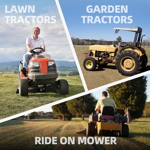 UPLUS U1 Riding Lawn Mower Battery, 12V 360CCA Garden Tractors Battery Maintenance Free AGM Batteries, Fit for John Deere, Cub Cadet, Husqvarna, Craftsman, Toro, Ariens, Poulan Pro and Troy-Bilt