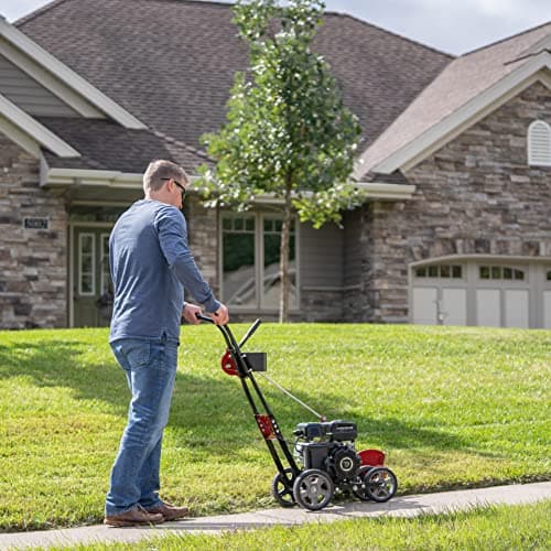 Toro Walk-Behind Edger, 79cc 4-Cycle Engine, Adjustable Cutting Height, Adjustable Cutting Angle, Balanced Four Wheel Design, Quick Cutting Tri-Tip Blade, Model: 58610