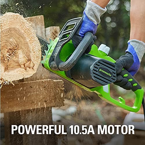 Greenworks 10.5 Amp 14-Inch Corded Chainsaw 20222