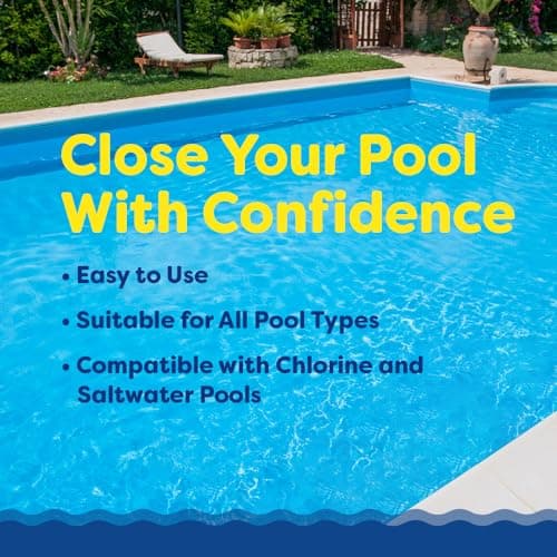 In The Swim Pool Closing Kit - Winterizing Chemicals for Above Ground and In-Ground Pools - Up to 15,000 Gallons