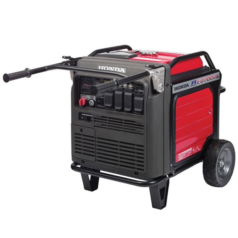 Honda EU7000IS 7,000 Watt Inverter Portable Backup Generator, Super Quiet, Electric Start
