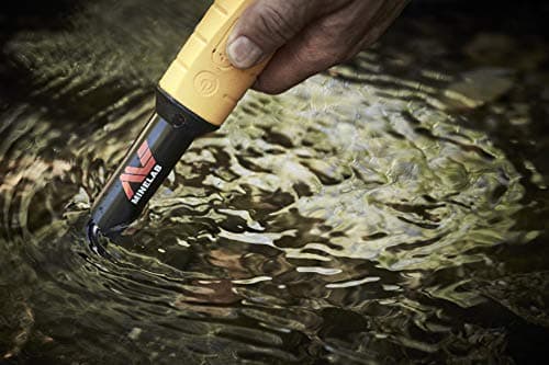 Minelab PRO-FIND 35 Waterproof Pinpointer Metal Detector for Experts with Tone ID & Adjustable Sensitivity (Built-in Flashlight, Holster & Lanyard Included)