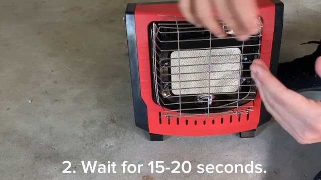 Dual Fuel Portable Outdoor Heater with self ignition, Fuel by Butane/Propane, 9000BTU, Tip-over|Low-Oxygen Safety Shutoff, Portable Camping Heater for Tents, Patio,Camping,Hiking,RV,Hunting