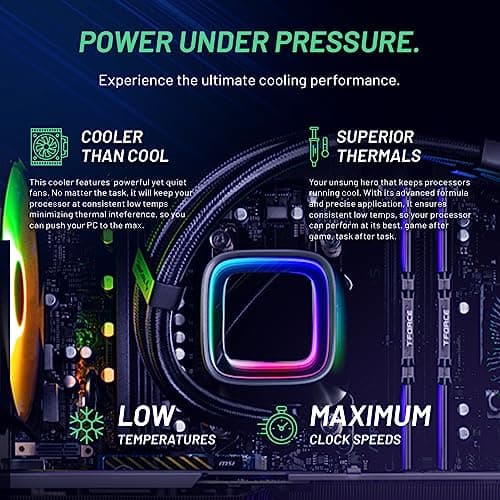 Skytech Gaming Shadow Gaming PC, Intel i7 12700F 2.1 GHz, RTX 4060, 1TB NVME, 16GB DDR4 RAM 3200, 600W Gold PSU Wi-Fi, Win 11 Home, RGB-Keyboard and RGB-Mouse Included,Black