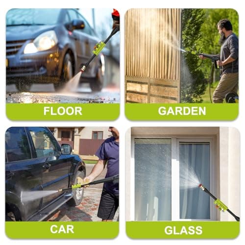 Pressure Washer, 5000PSI Max 3.6GPM Electric Power Washer with Foam Cannon 35FT Power Cord 4 Nozzles, Pressure Washer for Cars, Patios, Fences, Decks and Driveway