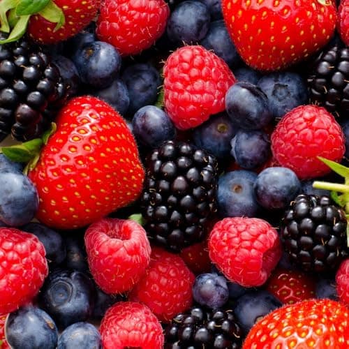 1200+ Mix Fruit Seeds, Berry Seeds - 6 Variety Non-GMO Heirloom Organic, Include Strawberry Seeds, Raspberry Seeds, Mulberry Seeds, Cranberry Seeds, Cherry Seeds, Blueberry Seeds