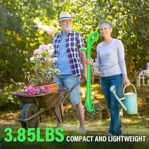 SOYUS Corded Weed Wacker, 9 Inch String Trimmer, Electric Weed Wacker Corded for Garden, Lawn, Yard