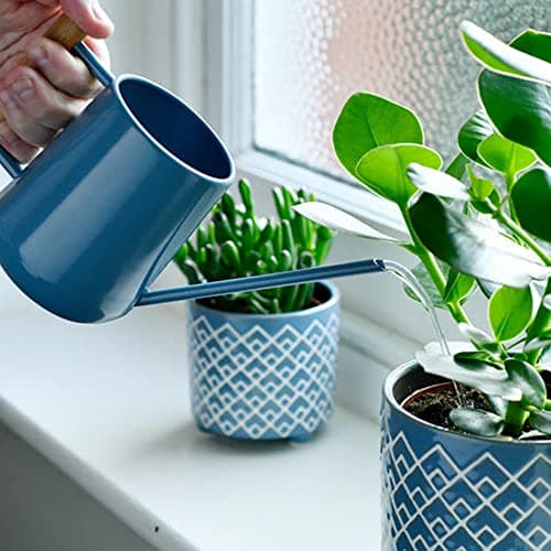 Burgon & Ball Indoor Watering Can, 0.7 Litre Capacity, Blue