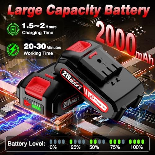 Electric Mini Chainsaw Battery Powered - 6 Inch Cordless Handheld Power Chain Saw With Charger For Trimming On Tree Branches, Wood Cutting, Pruning Limbs To Yard Clean-Up & Gift-Ready