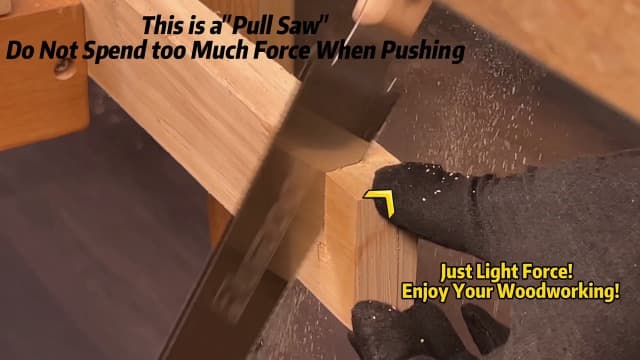 RUITOOL Japanese Hand Saw 6 Inch Double Edge Sided Pull Saw Ryoba SK5 Flexible Blade 14/17 TPI Flush Cut Beech Handle Wood Saw for Woodworking Tools