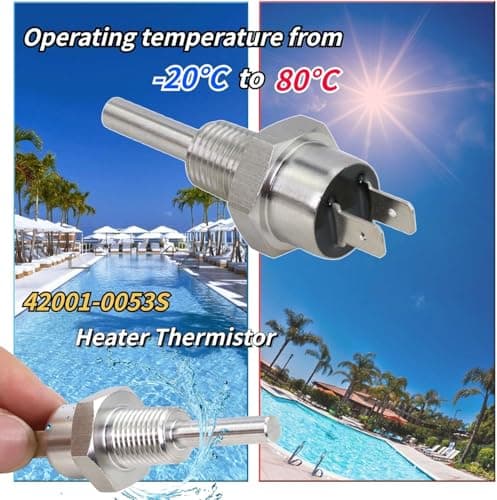 Pool Heater Repair Kit Includes Stack Flue Sensor, Thermistor & Switch for Pentair MasterTemp & Max-E-Therm Pool Heaters Replace# 42002-0024S, 42001-0053S, 42001-0060S, 42002-0025S, 42001-0063S