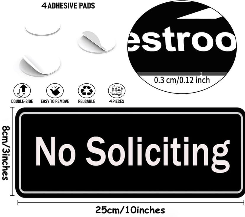 Generator Room Sign For Business Self Adhesive Signs Industrial Warning Signs For Office Outdoor Indoor Supplies 10"X3" (Red And White)