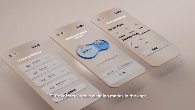 DREAME Z1 Pro Cordless Robotic Pool Cleaner, LiFi Remote Control, 8000 GPH Suction, Waterline Horizontal Cleaning, Auto-Retrieval, Automatic Pool Vacuum for Above & In-Ground Pools, Upgraded Version