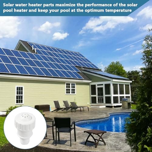 3/4" Vacuum Relief Valve Fixes Pool Solar System Pool Heating System Water Leakeage Compatible with Heliocol Sunstar SwimJoy SwimLux Solar Panels Heater