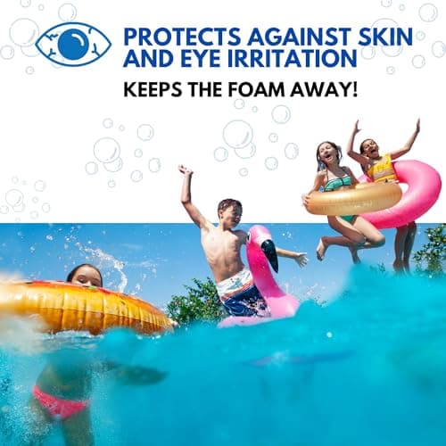 Ahh!Some Water Care Hot Tub & Spa De-Foamer, 1 Pint Hot Tub & Pool Foam Eliminator, Fast-Acting, Silicone-Based Anti-Foam Solution for Spas & Hot Tubs, Safe, Eco-Friendly Formula with No Residue