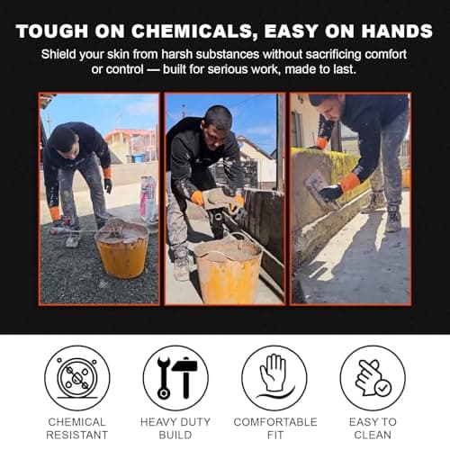 Gastody™ - Chemical Resistant Gloves, Reusable,Heavy Duty Safety Work Gloves,Resist Acid,Oil,Alkali - S-M-L-XL-XXL Size