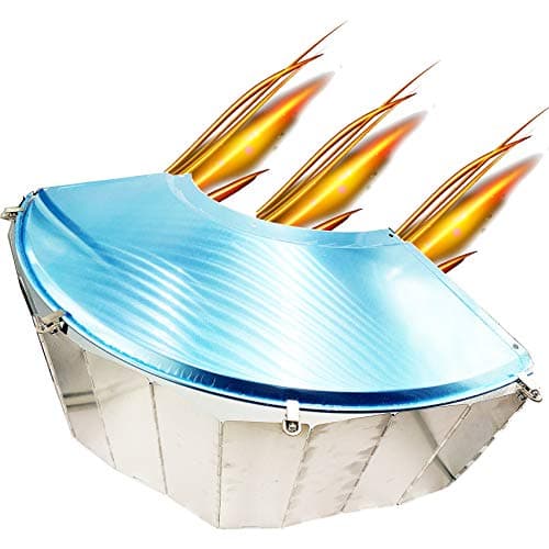 Adjustable Heat Focusing Reflector for Round Natural Gas and Propane Patio Heaters