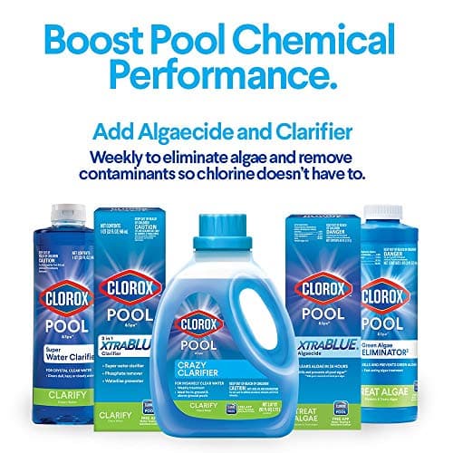 Clorox® Pool&Spa™ Swimming Pool Algaecide and Clarifier, Prevents and Treats Pool Algae, Clears Water, 128 Fl Oz (Pack of 1)