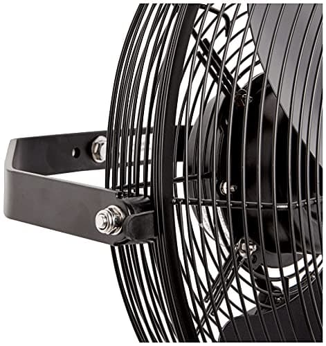 iLiving Wall Mounted Variable 14 Inches Speed Indoor/Outdoor Weatherproof Fan, Industrial grade for Patio, Greenhouse, Garage, Workshop, and Loading Dock, 2473 CFM, Black