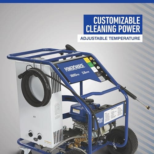 Powerhorse Propane Pressure Washer, Hot Water Pressure Washer Gas Pressure Washer with Propane Burner, Power Washer Car Pressure Washer