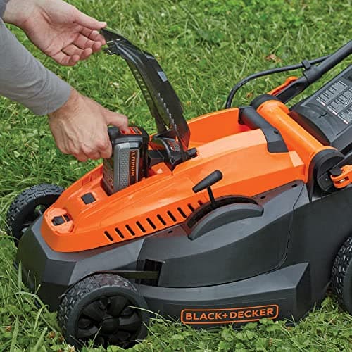 BLACK+DECKER 40V MAX* Cordless Lawn Mower, 16-Inch (CM1640)