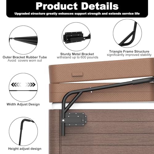 Spa Cover Lift Top Mount Spa & Hot Tub Cover Lift Removal System Fit for Most Spa & Hot Tubs