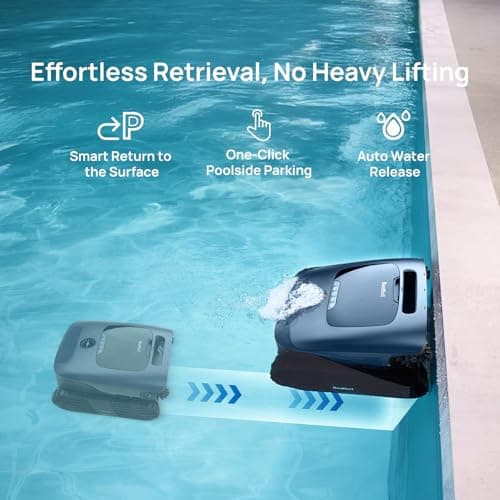 Beatbot AquaSense 2 Ultra Cordless Robotic Pool Cleaner for Complex Pools, Pool Mapping with AI Camera, 5-in-1 Cleaning, Smart Surface Parking, Pool Skimmer, Water Clarification – Prussian Blue