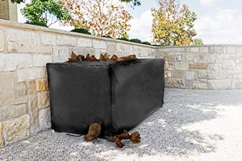 Sturdy Covers Deck Box Defender Cover - All-Season Outdoor Deck Box Cover (Black, Large)