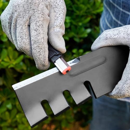 SHARPAL 129N Multipurpose Garden Tool Blade Sharpener for Knife, Pruners, Loppers, Hedge Shears Scissors, Axe, Hatchet, Machete, Lawn Mower Blade