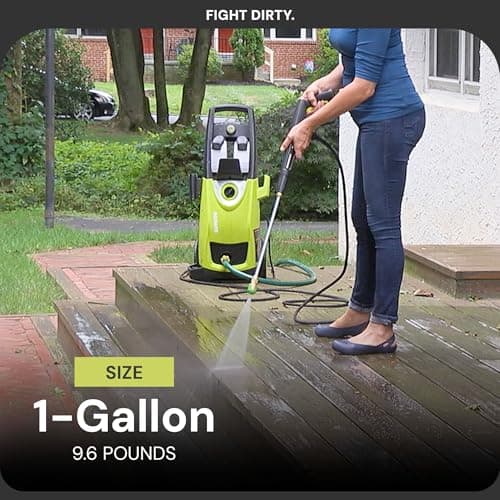 Sun Joe SPX-HDC1G House and Deck All-Purpose Pressure Washer Rated Concentrated Cleaner, 1-Gallon , White , 128 Fl Oz (Pack of 1)