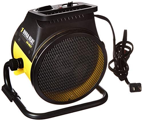 Dura Heat EUH1465 Electric Forced Air Heater with Pivoting Base 5,120 BTU, Yellow