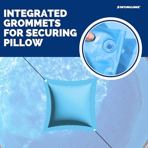 SWIMLINE HYDROTOOLS Air Pillow For Above Ground Pools Cover Winterizing 3-Pack | 4 x 4 ft Cushion Swimming Pool Closing Winter Kit | Cold Resistant Ice Equalizer Thick Pillows Accessories | 1144 ACC44