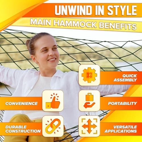 Mesh Rope Hammocks for Outside - Sleeping Hammock Nylon Camping - Hammock Large Weight Limit Swing Mesh Hammock Large Hammocks for Outside Nylon Hammocks