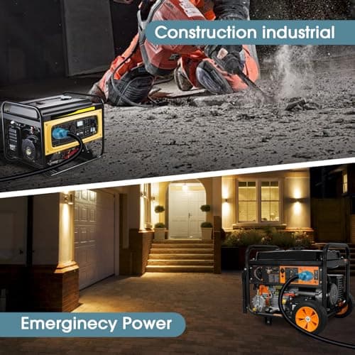30 Amp to 20 Amp 110V Generator Distritution Cord with Circuit Breaker,NEMA L14-30P/Four 5-15R, 4 Prong 10 Gauge Flexible Generator Power Cord,30Amp 7500 Watts (1.5FT)