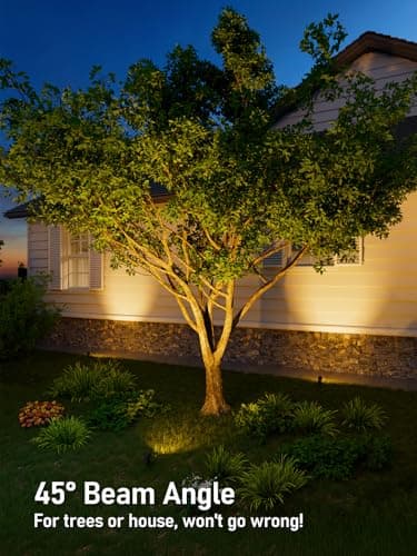 LEONLITE 12-Pack Low Voltage LED Landscape Spotlight, 3000K Warm White, 4W 12V Pathway Lights Outdoor CRI90+, Aluminum Housing Spot Lights for Garden Yard Lighting, ETL Listed, Bronze Finish