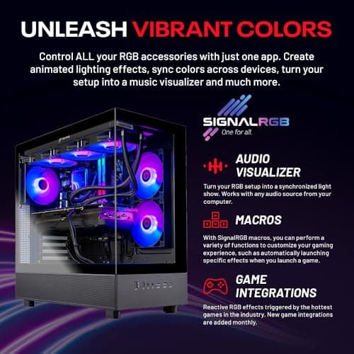 Skytech Azure Gaming PC Desktop, Ryzen 7 9700X 3.8 GHz (5.5GHz Turbo Boost), NVIDIA RTX 4060 8GB GDDR6, 2TB SSD, 32GB DDR5 RAM 6000 RGB, 650W Gold PSU, 360mm ARGB AIO, Wi-Fi, Win 11 Home