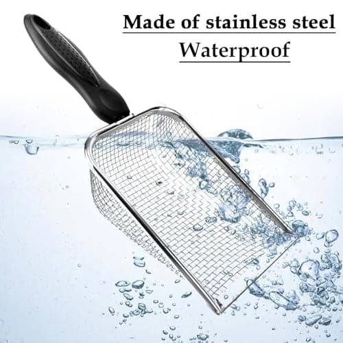 2pcs Gardening Sifter, Sand Compost Sifter with Handle Garden Sifters Compost Sifter Screen Garden Sieve Sifter Potting Scoop for Sand Rocks Dirt Compost
