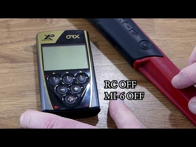 XP Metal Detectors ORX Detector - Specialized in Gold Hunting - with MI-6 pinpointer, HF Elliptical Coil (9.5x5'') up to 80kHz, Remote Control and S-Telescopic Lite Stem, (ORX-ELLHFRCE-MI6)