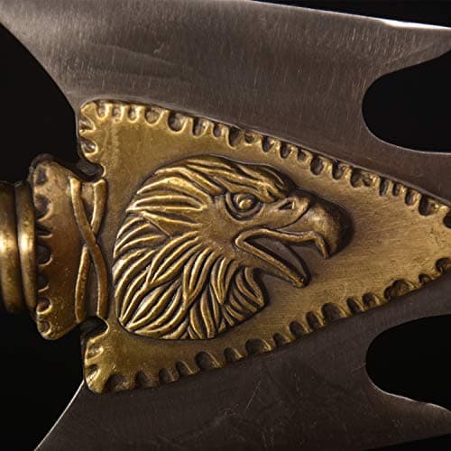 SV Hand-Built Warrior Spear Traditional Chinese Weapon Old Weapon Metal 56.3 inches, Suitable for Display or Collection
