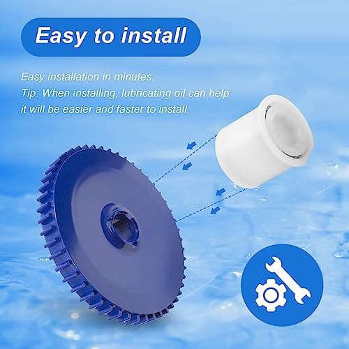 PVX976PK2 Wheel Bearing Compatible with Hayward Pool Cleaners Part for AquaNaut Poolvergnuegen Phoenix Pool Vacuum Parts Wheel Bearing 2 Wheel 4 Wheel Pool Cleaners Parts 200 400 450, 2 Pack
