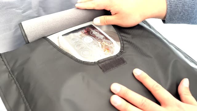 XCZ Hot Tub Pump Cover with PVC Transparent top, Insulated with Polar Fleeced Fabric, Spa Pump Winter Cover, Suitable for Inflatable hot tub Heater, Black, Cover only,
