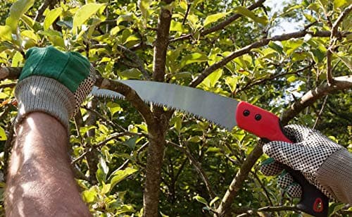 11 Inch Hand Pruning Saw with Saw Blade Enclosure for Garden Trimming Wood Camping Tree Branches