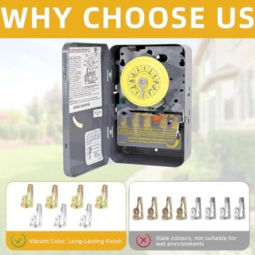6 PCS Time Switch Replacement Trippers Kit Compatible with Intermatic 156T1978A for T100 Series Clock Dial Trippers Timers Intermatic Timer Parts, Pool Timer On Off Clip Parts