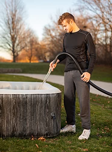 Blue Wave NP5877 Heatwave, Perfect for Spa Hot Tub Quick Self-Priming Siphon Drain and Vacuum, Black