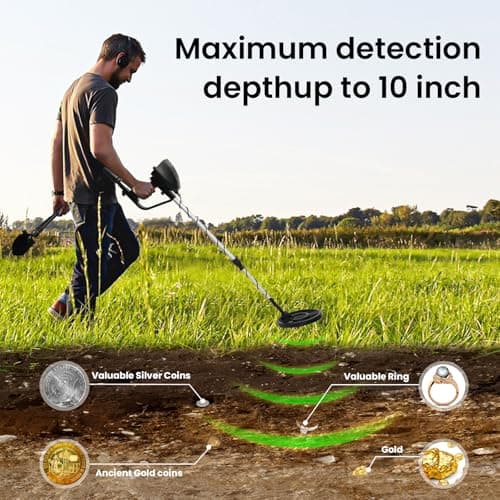 Metal Detector for Adults, for Kids, Waterproof & Underground & Underwater Gold Detector, Gold Metal Detector, Metal Detector Kit, Medal Detector