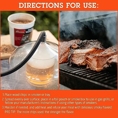 Camerons All Natural Extra Fine Oak BBQ Wood Chips for Smokers (1 Pint, 0.473 L) - Kiln Dried Wood Sawdust Shavings for Cocktail Smoking Guns, Stovetop Smokers, Smoke Boxes - Barbecue Grilling Gifts