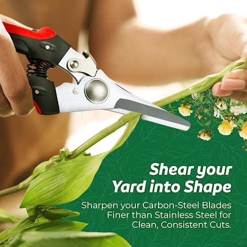 The Gardener’s Friend Pruning Snips, Lightweight and Small Shears For Light Gardening, Great for Deadheading Flowers and Cutting Light Wood Ergonomically Designed for Smaller Hands